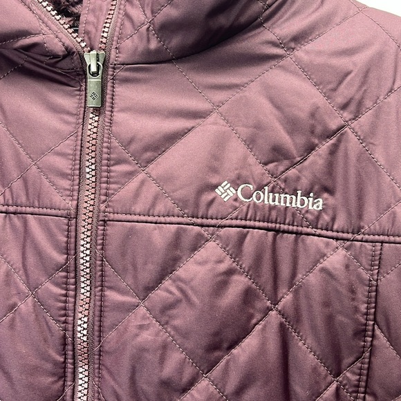 NWT Columbia Copper Crest II Hooded Jacket in Burgundy Size Large - Picture 4 of 8